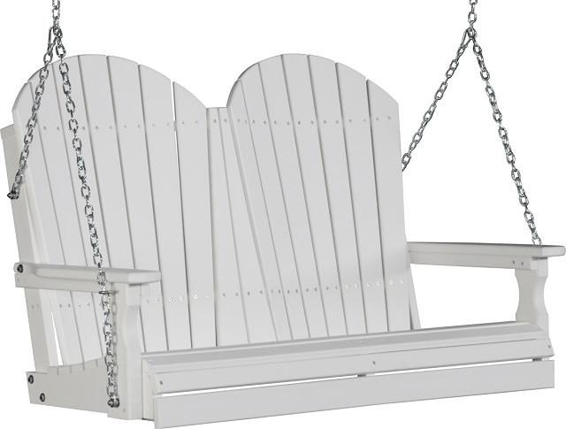 LuxCraft Adirondack Poly / Synthetic / Eco-Friendly Porch Swing - 4 Foot - Magnolia Porch Swings
 - 14