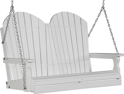 LuxCraft Adirondack Poly / Synthetic / Eco-Friendly Porch Swing - 4 Foot - Magnolia Porch Swings
 - 14