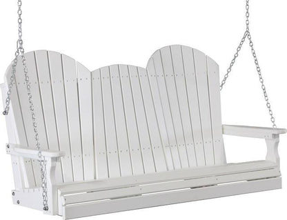 LuxCraft Adirondack Poly / Synthetic / Eco-Friendly Porch Swing - 5 Foot - Magnolia Porch Swings
 - 14