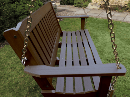 Highwood Lehigh Porch Swing Weathered Acorn - Magnolia Porch Swings
 - 2