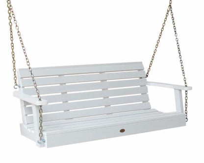 Highwood Weatherly Porch Swing in White - Magnolia Porch Swings
 - 5