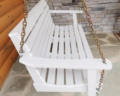 Highwood Weatherly Porch Swing in White - Magnolia Porch Swings
 - 2