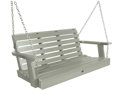 Highwood Weatherly Poly Porch Swing in Eucalyptus *NEW*