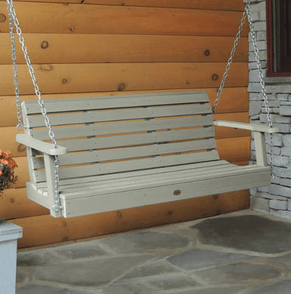 Highwood Weatherly Poly Porch Swing in Eucalyptus *NEW*