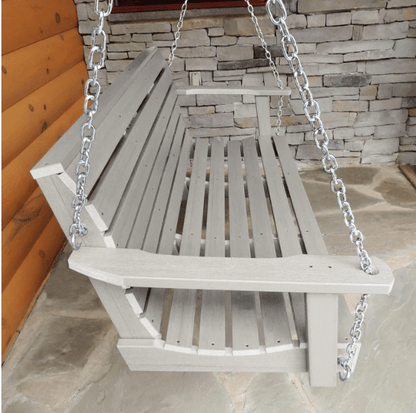 Highwood Weatherly Poly Porch Swing in Harbor Gray *NEW*