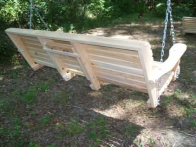 LA Cypress 5 Foot Flip Console Porch Swing - Magnolia Porch Swings
 - 4